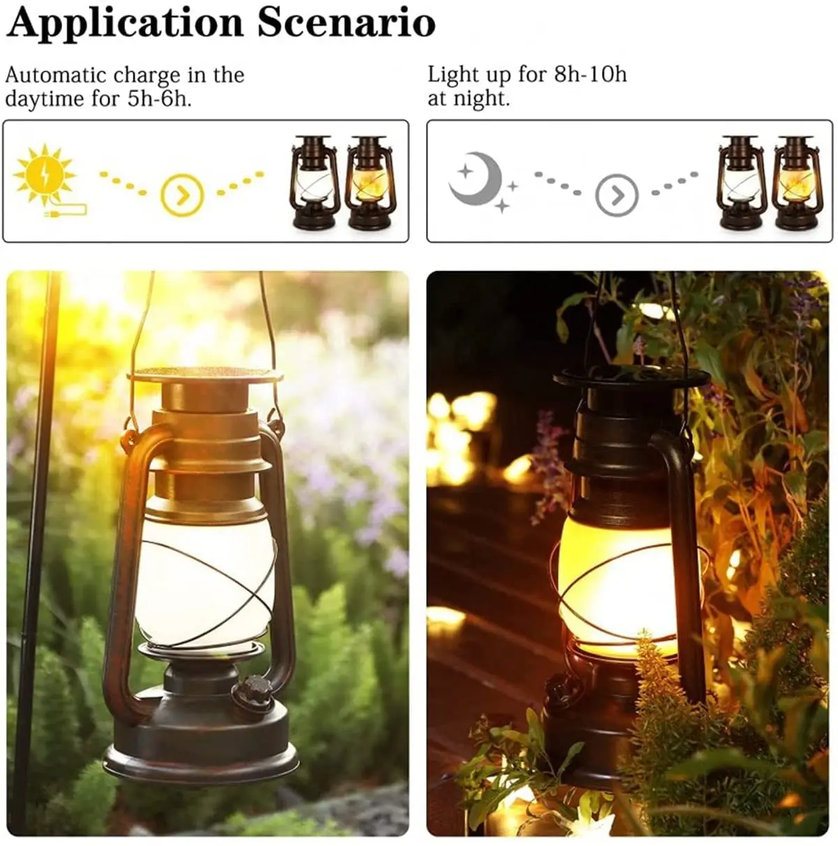 Vintage Camping Lantern Remote Control LED Candle Flame Tent Light USB Battery Power Camping Kerosene Lamp Outdoor Table Lights