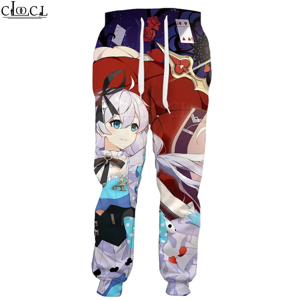 Men Trousers Games Genshin Impact 3D Print Anime Women Clothing Fashion Sweatpants Unisex Hip Hop Jogging Pants