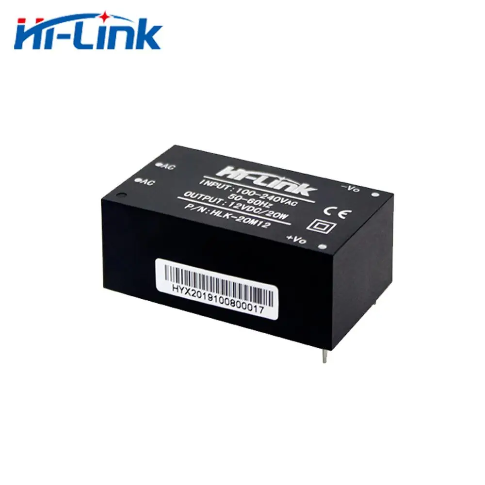 Imagem -03 - Módulo de Alimentação ac dc Certificado ce Hi-link Original 85265vac para 20w 12v 1.66a 40 Pcs