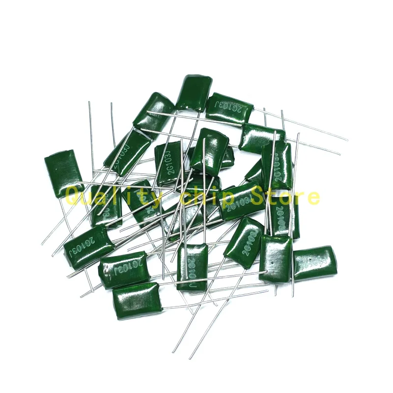 50pcs Polyester film capacitor 250V 400V 630V 1000V 1NF 10NF 22NF 2E104J 2E103J 2G103J 2J102J 2J103J 2J222J 2J223J 3A103J 3A102J