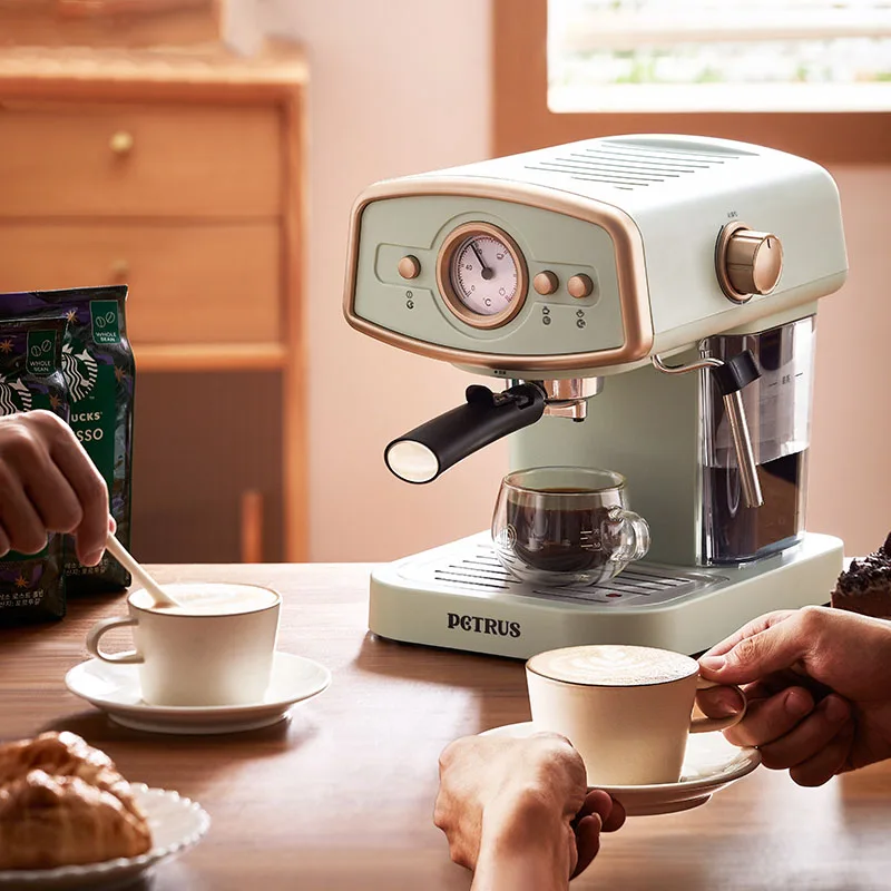 15 barra elétrica expresso italiano máquina de café portátil semi automático cappuccino cápsula máquina café vapor varinha água quente