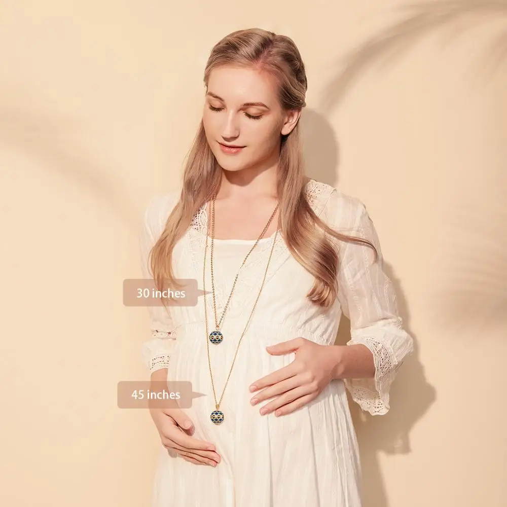 Eudora Original Harmony ball Pendant Pregnancy Bola Ball Enamel Craft Necklace Pine cone design Ball Jewelry pregnancy mom gift