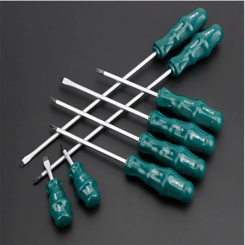 Set di cacciaviti da 6 pezzi/8 pezzi con punta magnetica scanalata e cacciavite Torx Phillips manico isolato CR-V utensili manuali domestici multifunzione