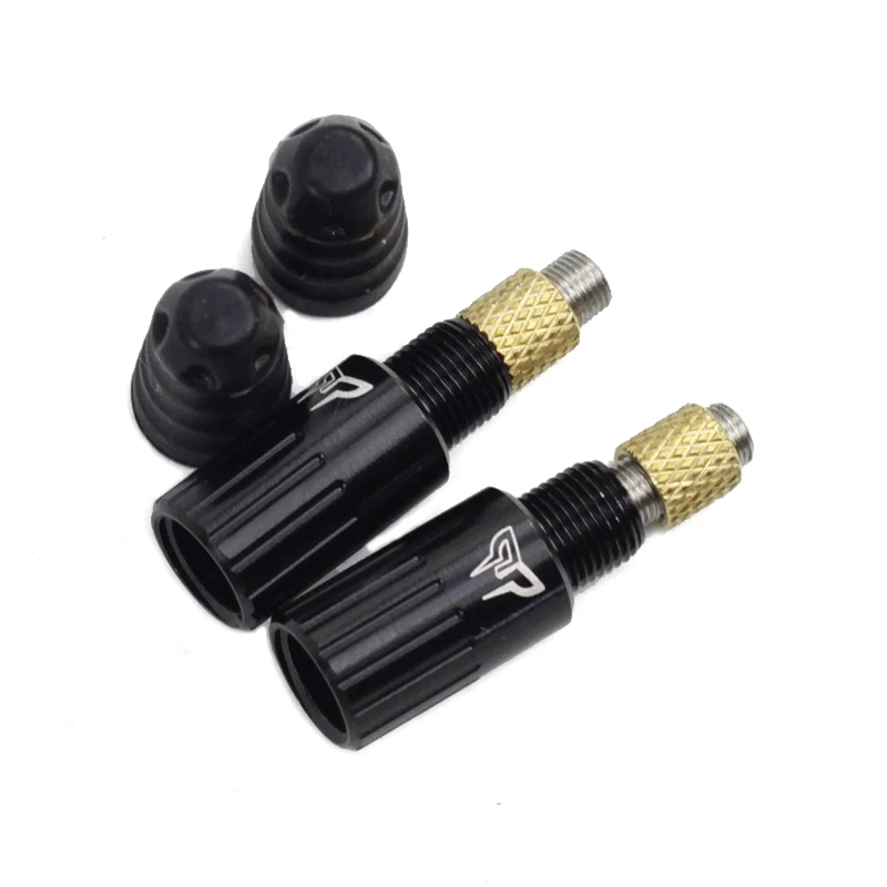 Fouriers Road Bike Tubeless Fluid Valve Convertor Presta Valve Cap Bicycle Parts Tyre Valve