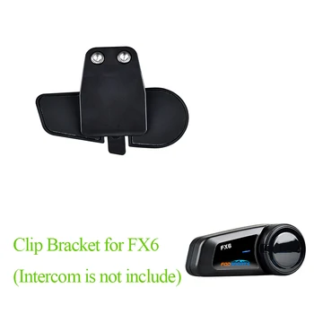 Fodsports FX6 casque de Moto Bluetooth Interphone accessoires Intercommunicador moto Clip support écouteur support casque pièces