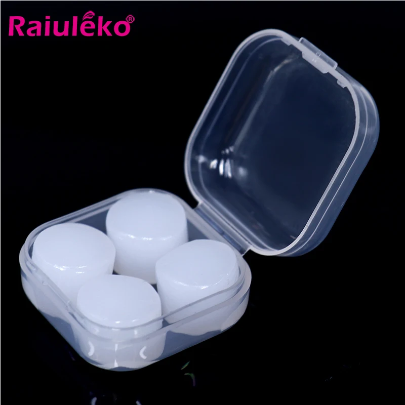 Portable Silicone Ear Plugs Sound Insulation Ear Protection Earplugs Anti Noise Snoring Sleeping Plugs For Noise Reduction