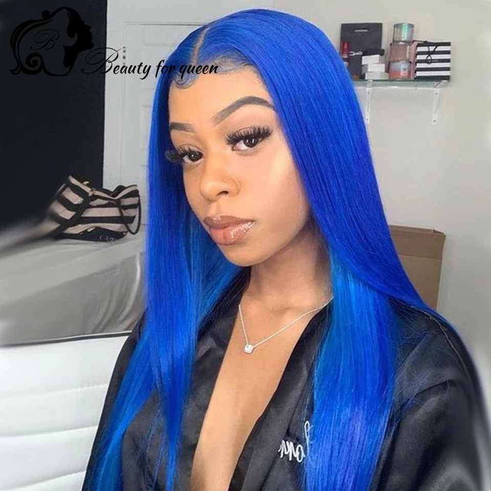 bright-blue-straight-transparent-lace-frontal-wigs-colored-body-wave-brazilian-human-hair-wig-cosplay-for-women-pre-plucked