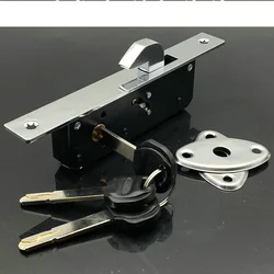 Mortise lock Pull gate Hook lock Alloy lock body For Framed glass door strong durable Door hardware