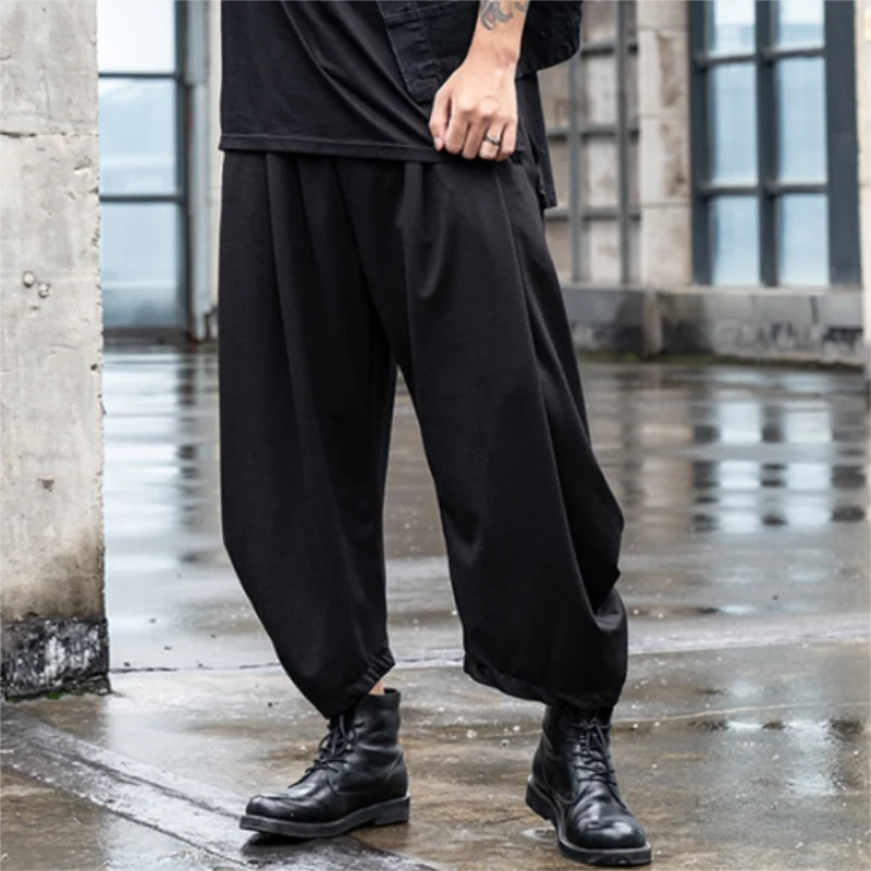 

Men's Wide-Leg Pants Spring And Autumn New Style Punk Style Harajuku Popular Super Loose Casual Pants