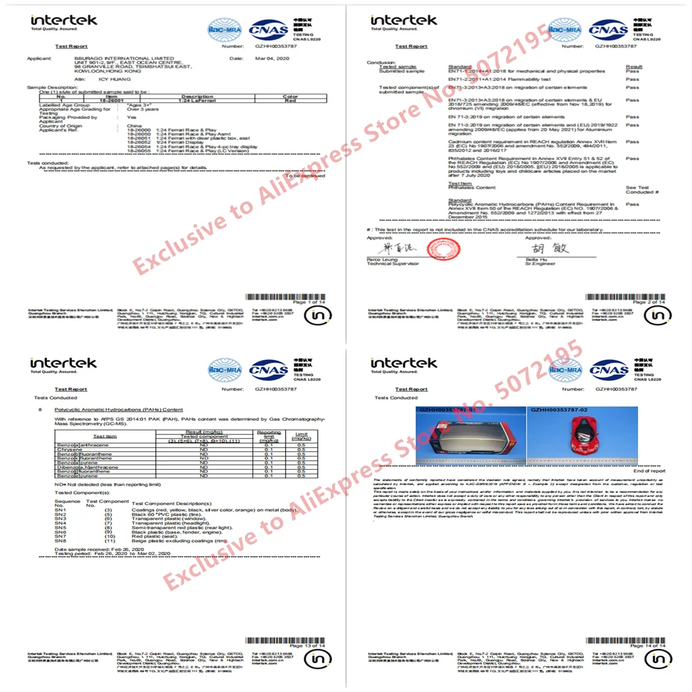 Bburago 1:24 Ferrari Laferrari Simulatie Legering Model Auto Verzamelen Geschenken Speelgoed