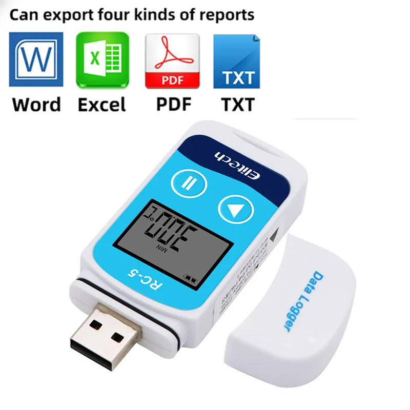 Imagem -05 - Precisão Usb Temperatura Data Logger Reading Point Recorder Rc5 32000 40 Alta