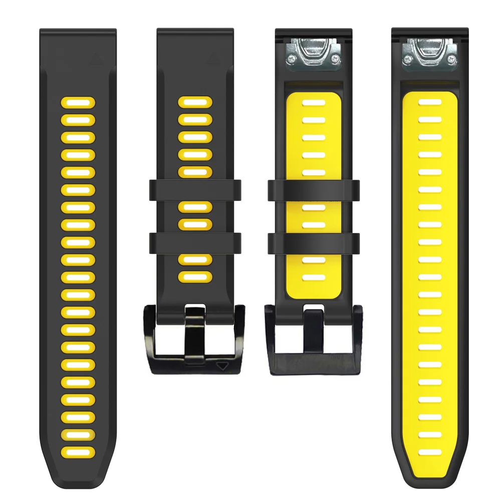 Ремешок силиконовый для смарт-часов COROS VERTIX2 Vertix 2/APEX Pro, быстросъемный браслет для Garmin Fenix 7 7X 5 5X 6 6XPro, 22 26 мм