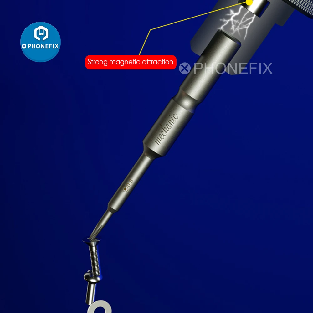 Mechanic IShell Präzisions-Schraubendreher-Set Phillip Torx T2 Y0.6 Konvex-Kreuz für iPhone-Reparatur, Uhren- und Kamera-Demontage, Öffnungswerkzeug – Detail 11