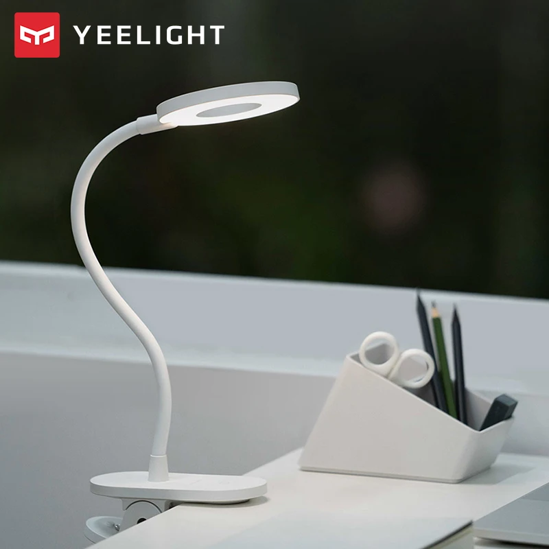 Yeelight LED Desk Lamp Clip On Night Light USB Rechargeable 5W 360 Degrees Adjustable Dimming Reading Lamp For Bedroom