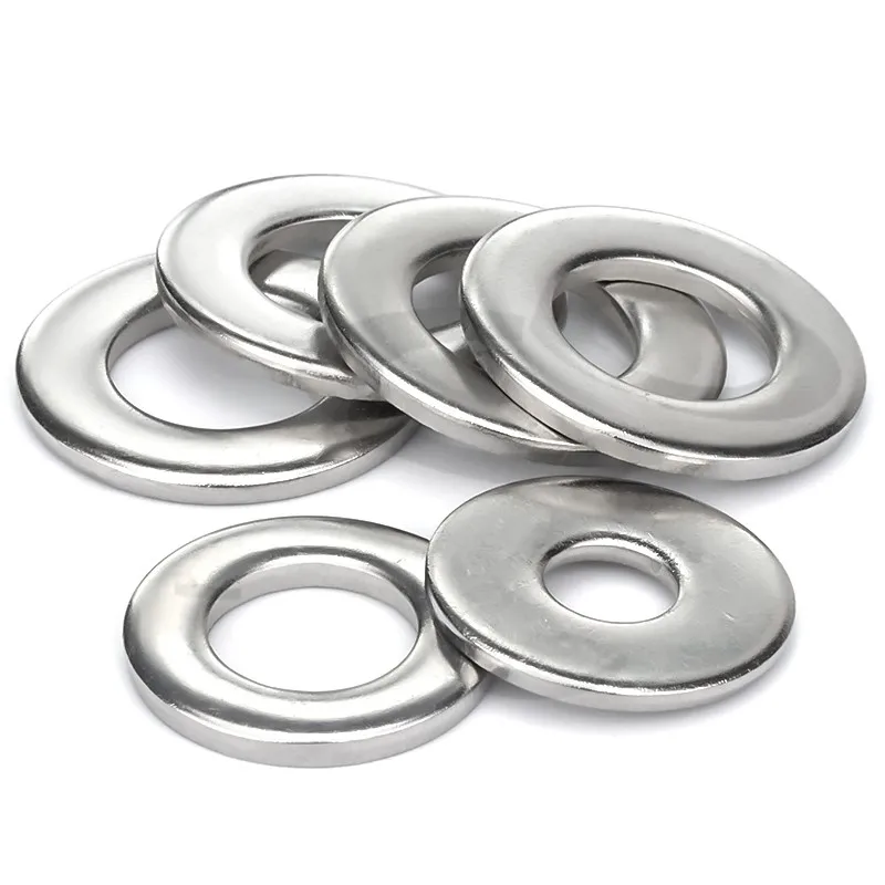 M1.6 M2 M2.5 M3 M4 M5 M6 M8 M10 M12 M16 M20 M24 M27 M30 A2 Spacer 304Stainless Steel Washer Plain Gasket for Screws Bolts