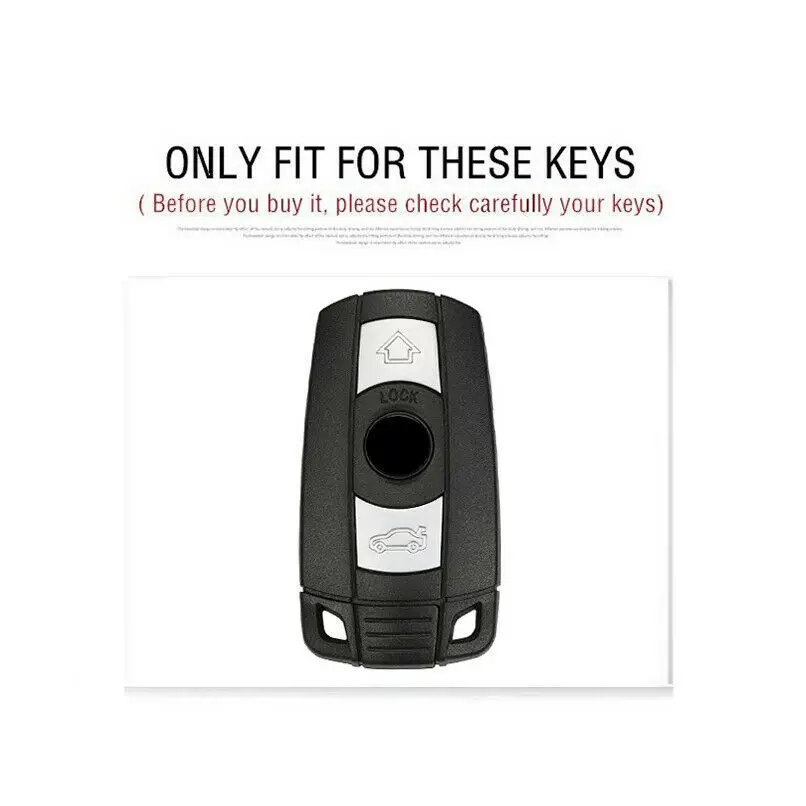 Genuine Leather Car Key Cases Key Holder Cover for BMW E90 E60 E70 E87 3 5 6 Series M3 M5 X1 X5 X6 Z4 Smart Remote Controller