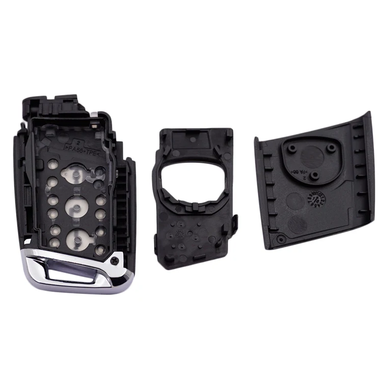 Xinyuexin-carcasa de llave de coche remota para VW Magotan Passat B8 CC Skoda Superb A7, reemplazo de carcasa de llave inteligente sin llave, 3 botones