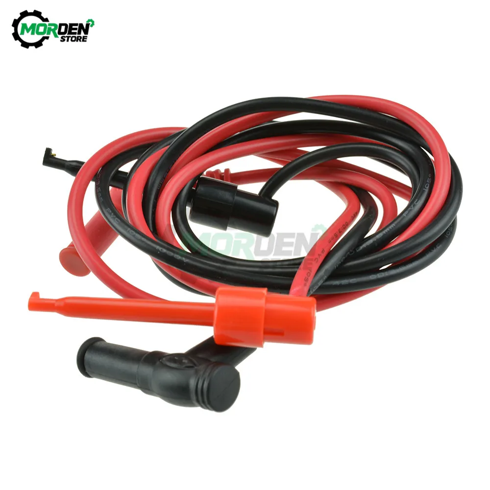 Cabo de Banana para Teste Conjunto de Cabos com Multímetro Ângulo Reto com Plug de Silicone Macio Protetor para Ferramentas de Teste de Multímetro Par