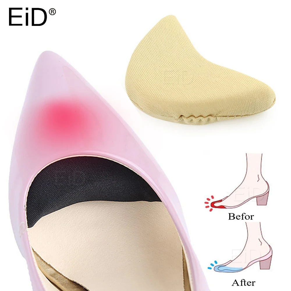 EiD Women shoes pads High Heel Half Forefoot Insert Toe Plug Cushion Pain Relief Protector Big Shoes Toe Front Filler Adjustment