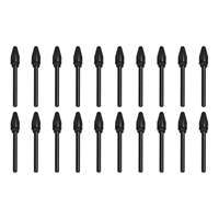 20pcs Replacement Nibs Pen Tips for Bosto 16HD Compatible with All BOSTO Graphic Monitor Drawing Tablet Stylus Black