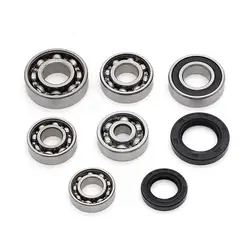 For GY6 125CC HIGH PERFORMANCE TRANSMISSION CASE BEARING SET Oil Seals Replacement Parts 6202 6203 6004LU 6301 6204 6002