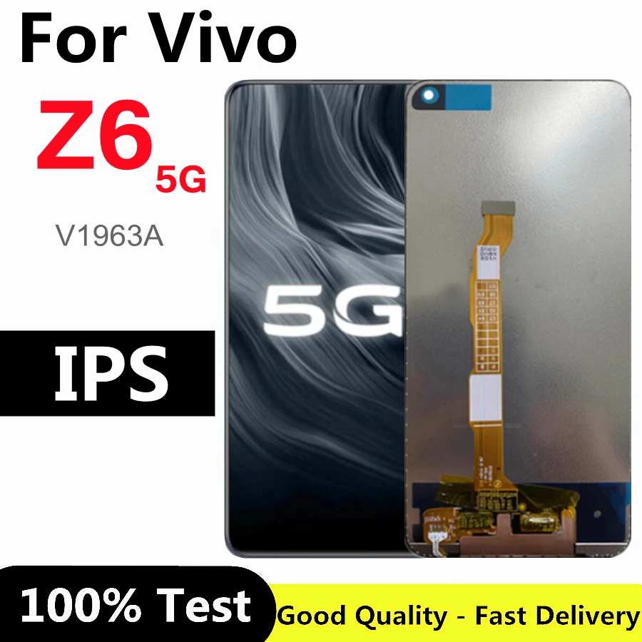 

6.57" For Vivo Z6 5G LCD Display Touch Screen Sensor Digitizer Assembly Replacement For Vivo V1963A Z6 display