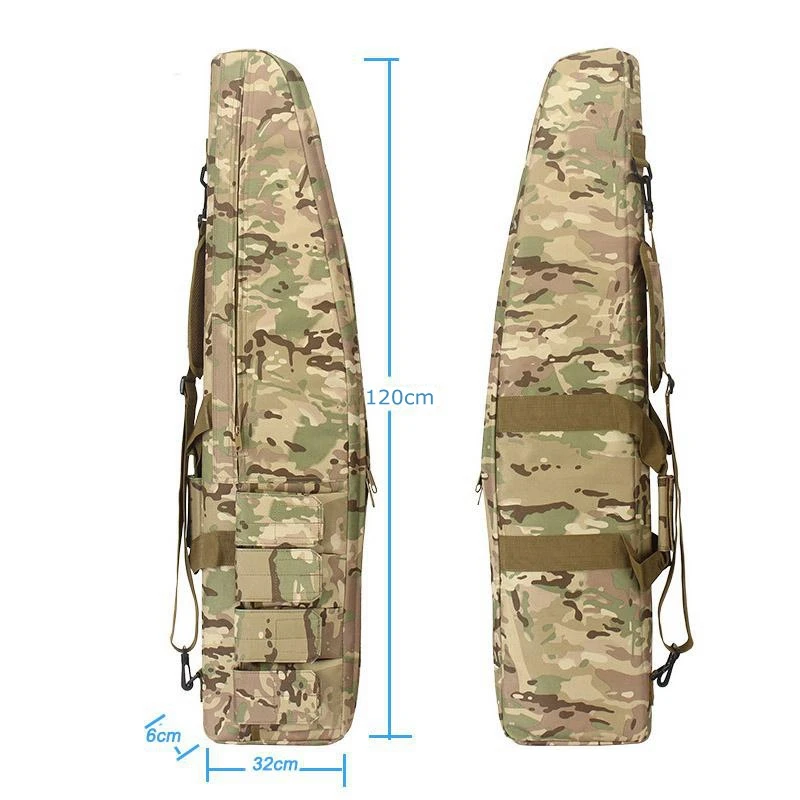 120cm War Game Tactical Gun Bag Durable Anti-Slip Water Resistant Hunting Equipment Rifle Protective Bag Case