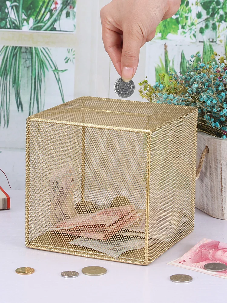 Can't Open Piggy Bank Personality Savings Banknotes Prevent Falling Table Piggy Bank Money Box Money Bank Coin Bank image 2