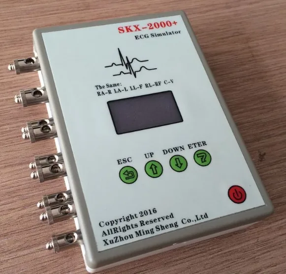 ECG signal generator patient simulator SKX-2000D+/ECG ECG signal generator with breathing wave