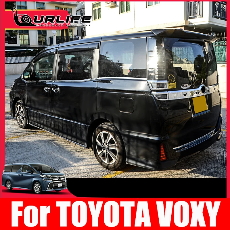 For TOYOTA VOXY R80 2018 2019 Body Styling Stick 304 Stainless Steel Window Garnish Window Strip Trim Accessories