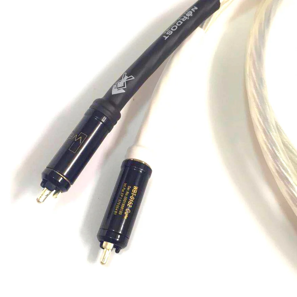 Imagem -05 - Fidelidade Nordost Odin Referência Suprema Interconexão Cabo de Áudio Cabo de Interconexão Rca Wbt0152ag Conector Alta