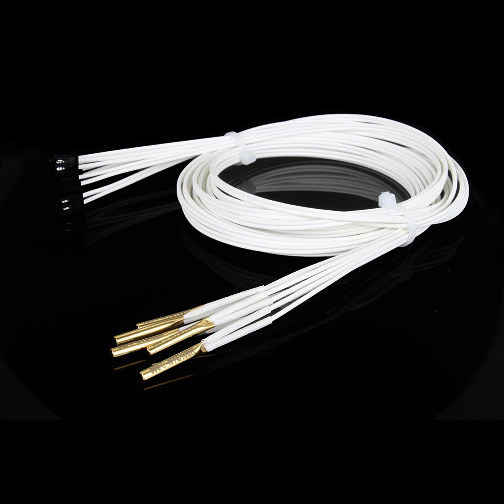 Suku Cadang Printer 3D Lerdgntc 100K B3950 Termistor Sensor Tahan Filamen Suhu Tinggi 300 Derajat Hotend Kit