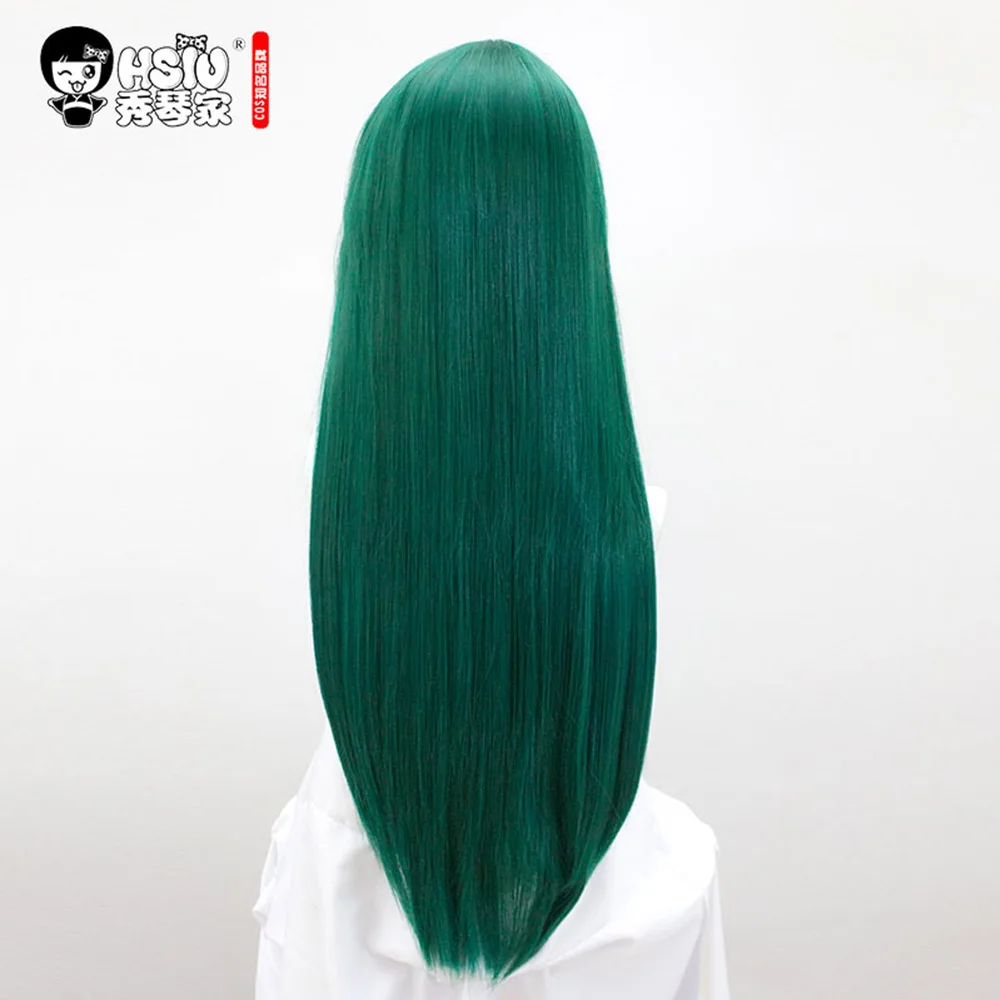 秀hoshigumaコスプレウィッグ、ゲームarknightsかつら、特別なグリーンロングヘア、コスプレ少女かつらハロウィングリーンロングかつら