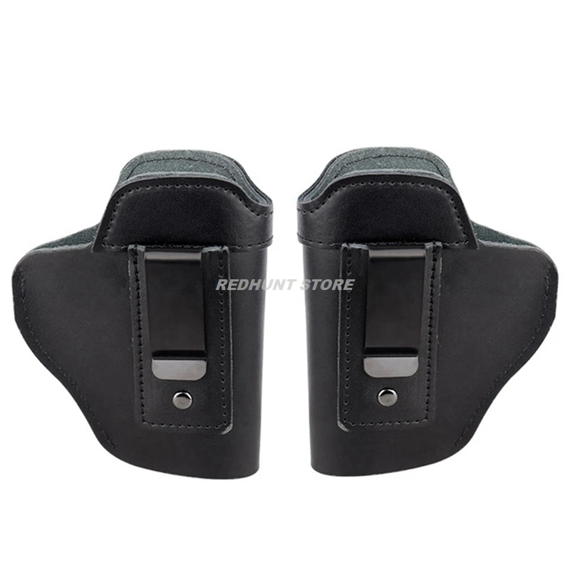 Linkes Taktisches Lederholster für Verdecktes Tragen Airsoft IWB Pistolenholster für Glck17 19 43/ Sig P365/ PX4 M9 9mm für die Jagd – Detail 15