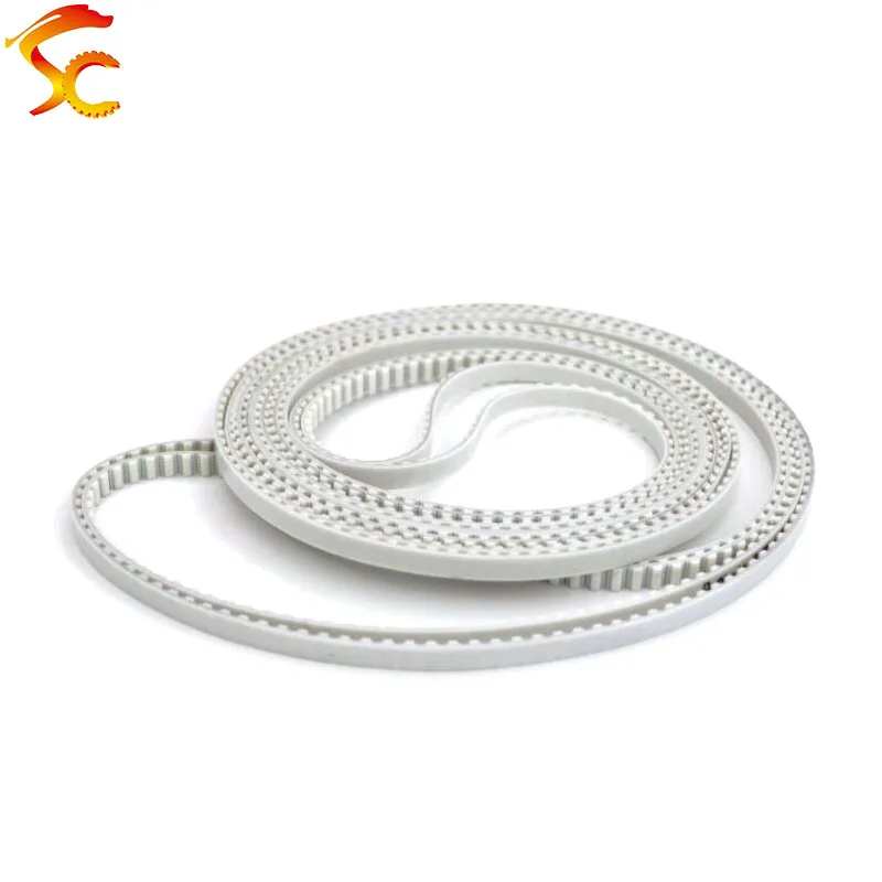 

1PCS/LOT PU closed loop blet T5 timing belt T5 1440 width 16mm length 1440mm teeth 288 white Polyurethane with steel core