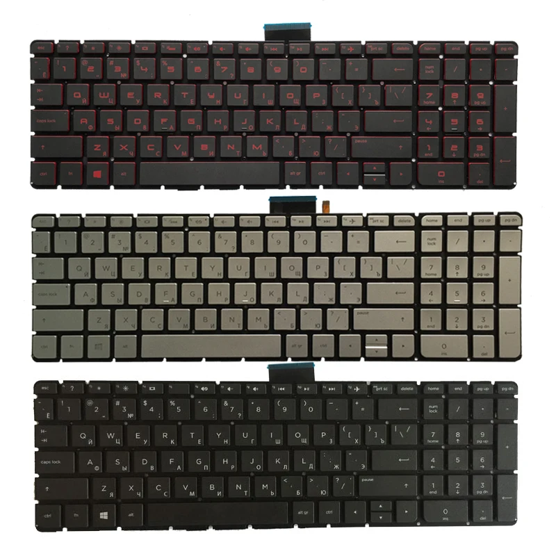 Russian RU Laptop Keyboard For HP Envy X360 M6-AQ M6-AE M6-P M6-W M6-AR M7-N M7-U TPN-C123 TPN-C122 TPN-Q159 TPN-Q162