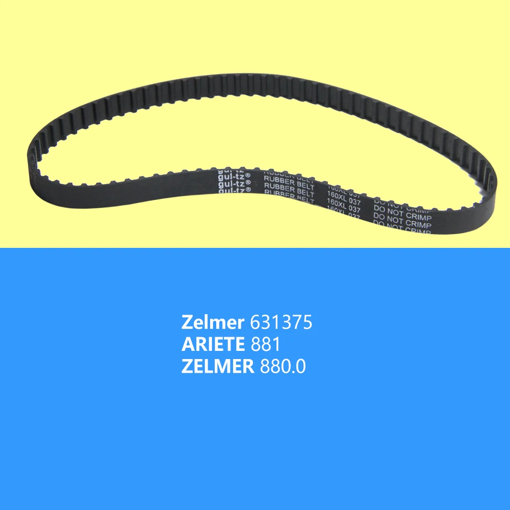 Tasp 2Pcs Brood Maker Machine Riem 160XL037 Voor Zelmer 631375 Ariete 881 Zelmer 880.0 Keuken Apparaat Delen