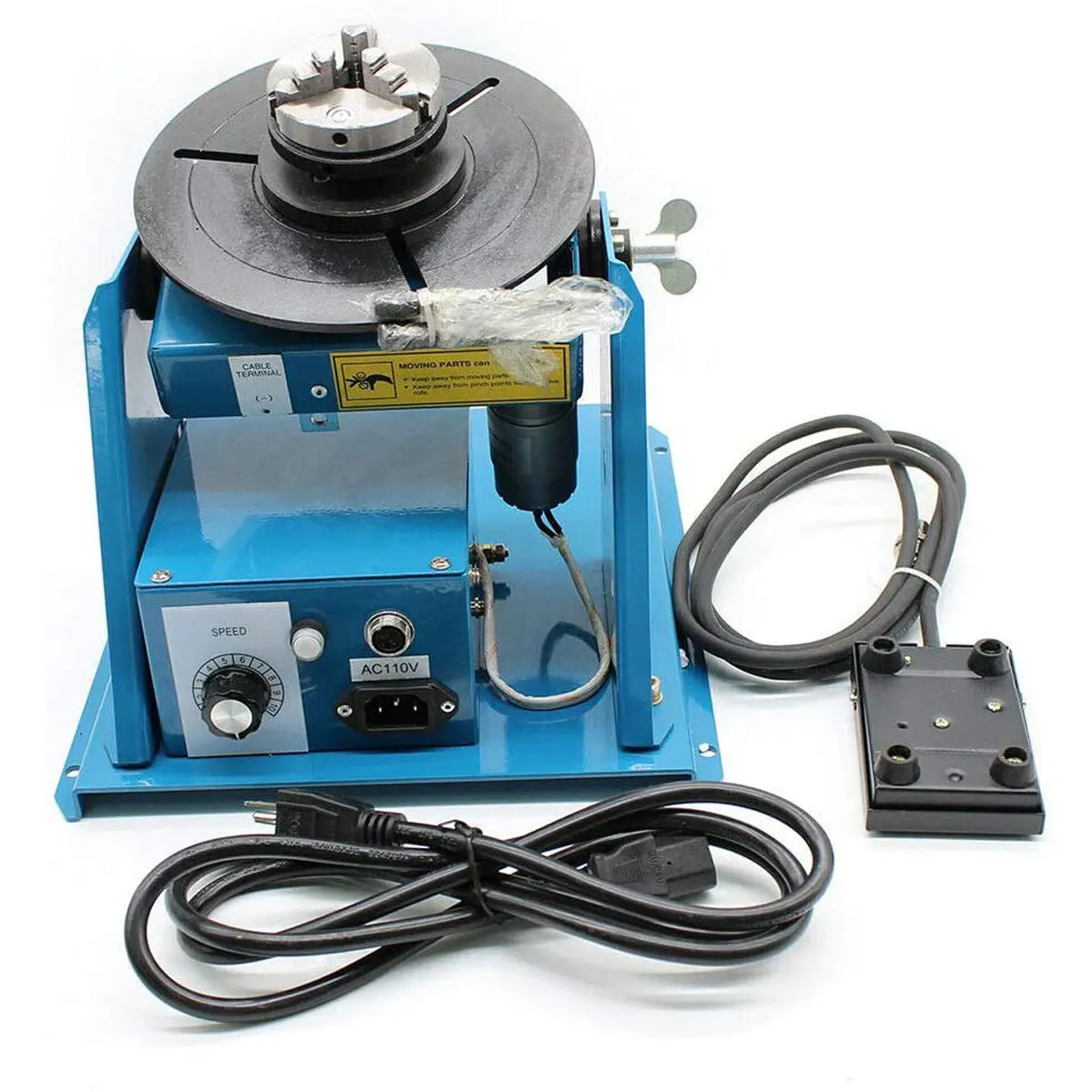 10KG Rotary Welding Positioner Turntable Table 110/220V High Positioning Accuracy Suitable for Cutting, Grinding, Assembly