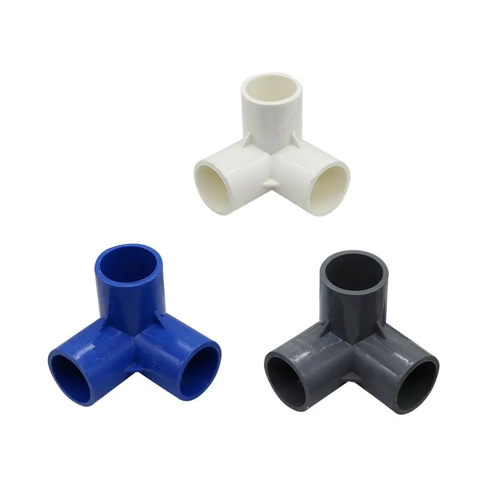 PVC Three-dimensional 3 way 4 Way 5 Way Water Pipe Connector Innner Diameter 25mm Pipe Fittings Irrigation Equal Adapter 1 Pc