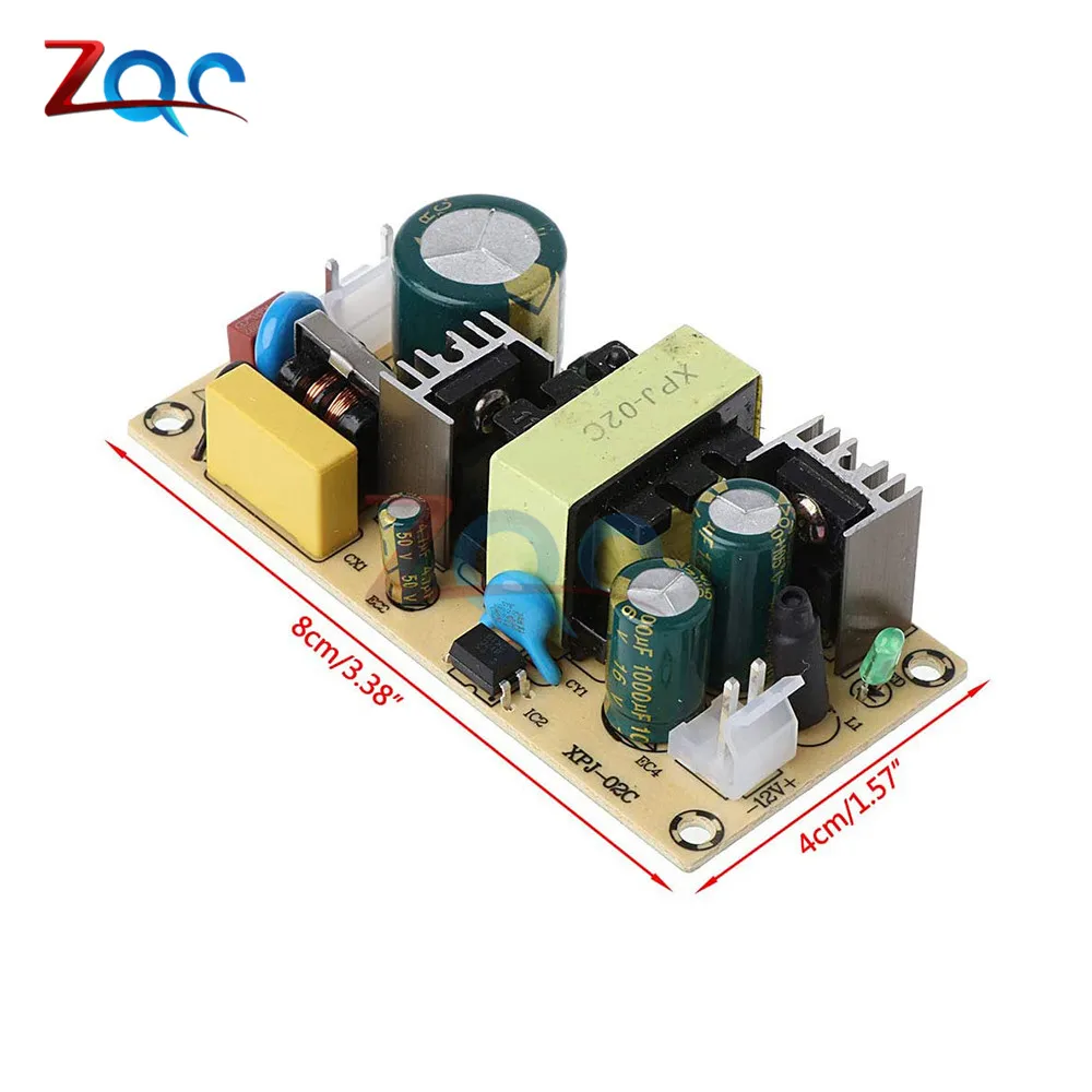 AC-DC Inverter Converter Power Switching Module AC 220V to DC 12V 3A/24V 1.5A 36W Voltage Regulated Step Down Power Supply Board