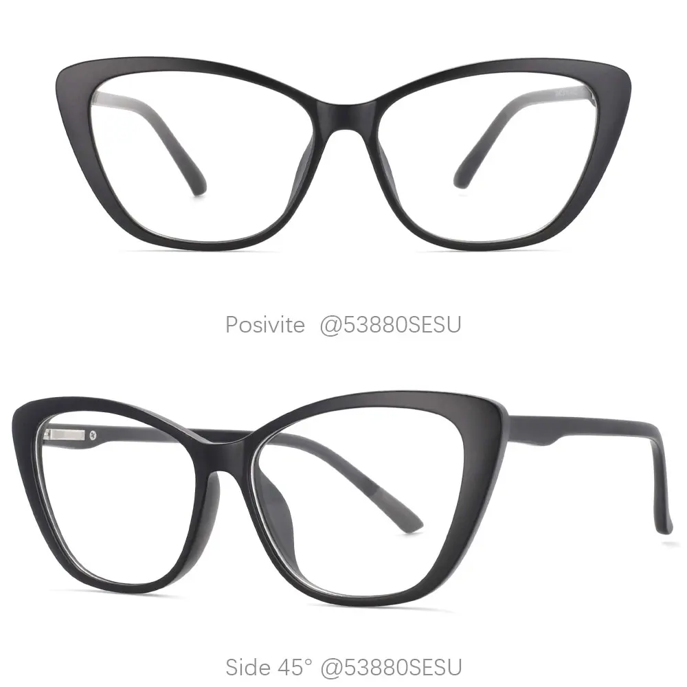 53880 Anti-Blaulicht-Brillengestelle mit 5 magnetischen Clip-Linsen und Brillentasche, polarisierte Sonnenbrille, Uv400, Vintage-Brille – Detail 4