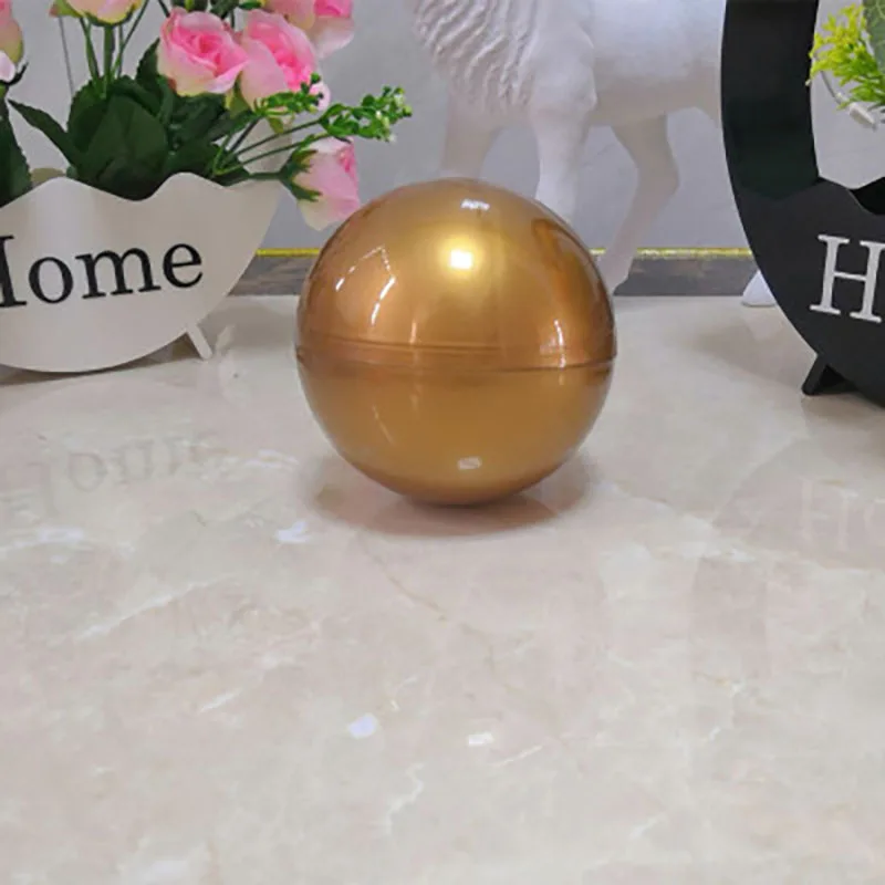 

10pcs/lot 100mm Gold/Black/ Silver Plastic Capsule 10cm Toy Capsules For Vending Empty Plastic Toys Ball