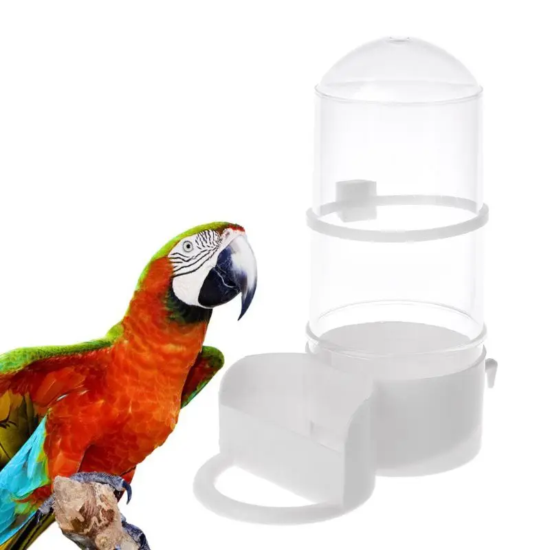 Tempat Makan Burung Otomatis Dispenser Kandang Klip Peliharaan Hamster Nuri Pemberi Makan Air