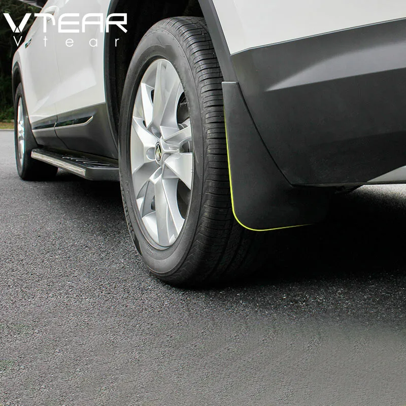 Vtear For Skoda Kodiaq Mudguards fender cover flares mud flaps Exterior car-styling Parts products Accessories decoration 17-21