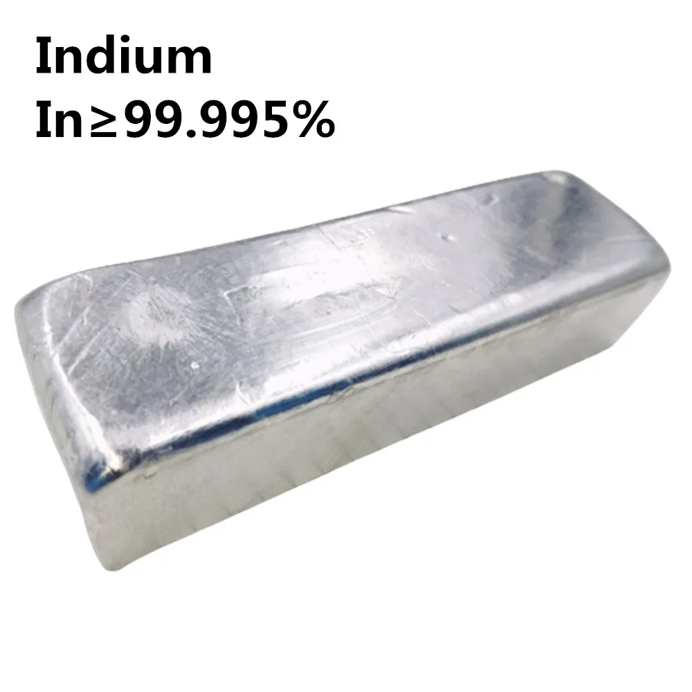 

Indium Metal Block High Purity In Element Ingot -Hobby Collection Experiment Specimen