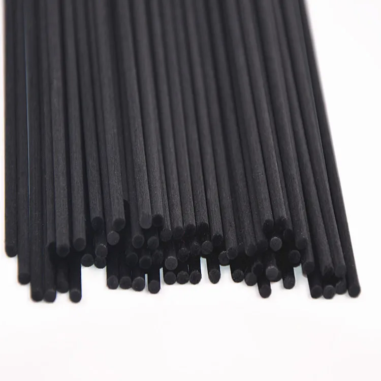 1000pcs 30cmx3mm Fiber Black Reed Diffuser Sticks Replacement Refill Oil Rattan Sticks for Air Freshener Home Decoration