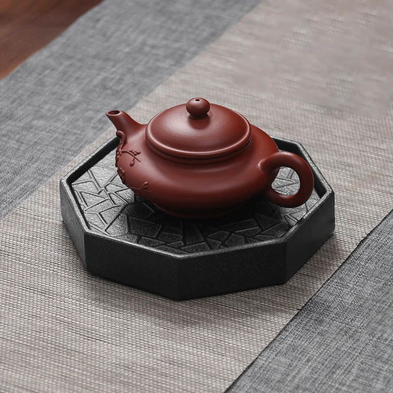 Imagem -03 - Bandeja Preta de Pedra Natural Teaware Armazenamento de Água Conjunto de Chá Kungfu Acessórios de Decoração de Mesa Decoração de Casa Estilos