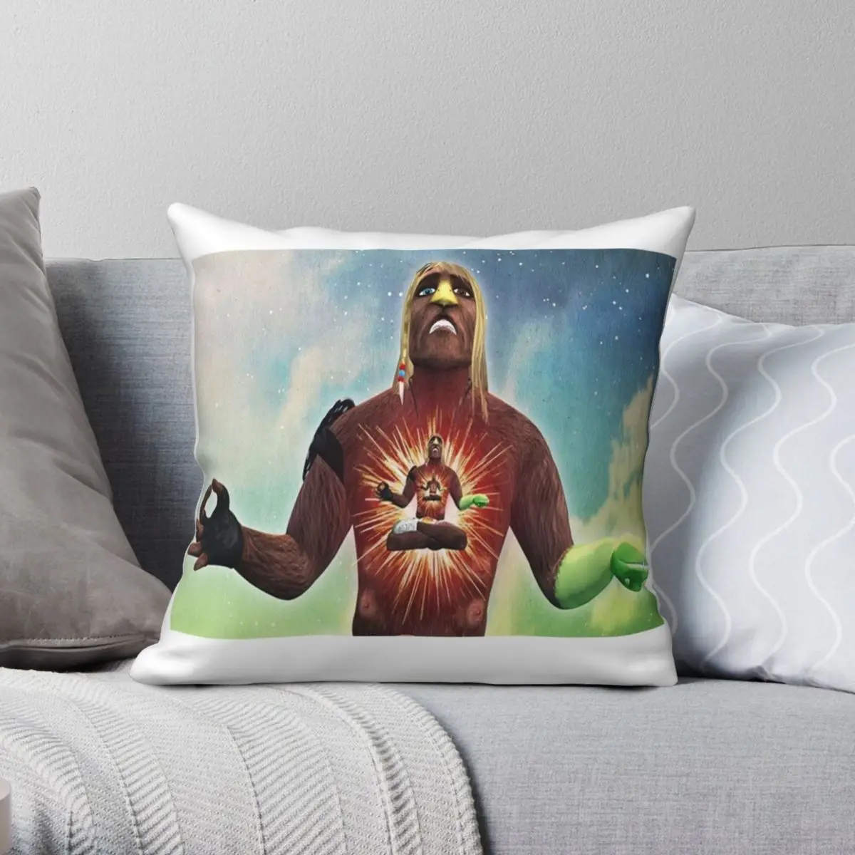 Xavier Renegade Angel Square Pillowcase Polyester Linen Velvet Creative Zip Decor Throw Pillow Case Sofa Seater Cushion Cover