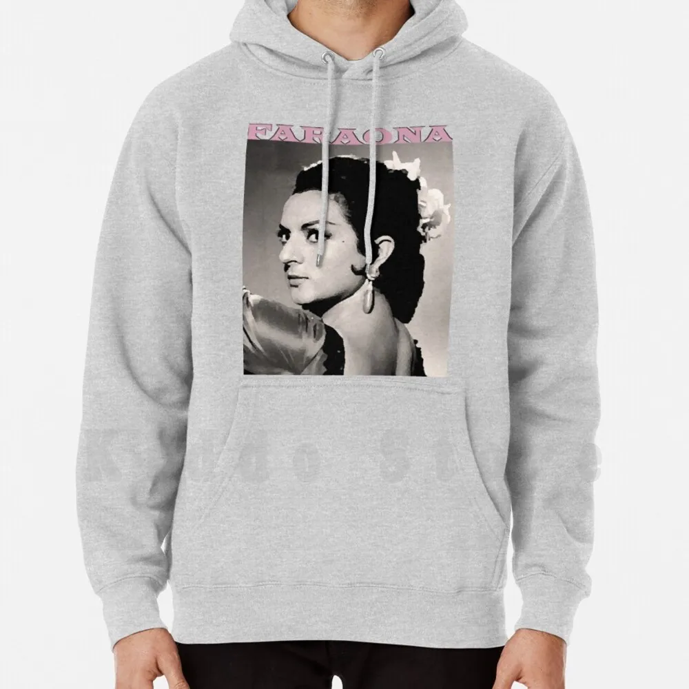 Oferta Limitada Faraona Lola Flores: Sudaderas de Manga Larga con Diseño de Faraona, Flores, Gitana, Artista, Magia y Suerte