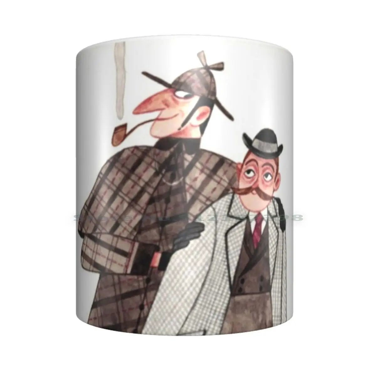 Holmes & Watson tazze in ceramica tazze da caffè tazza da tè al latte Holmes Watson houston letteratura Detective Sherlock English Creative